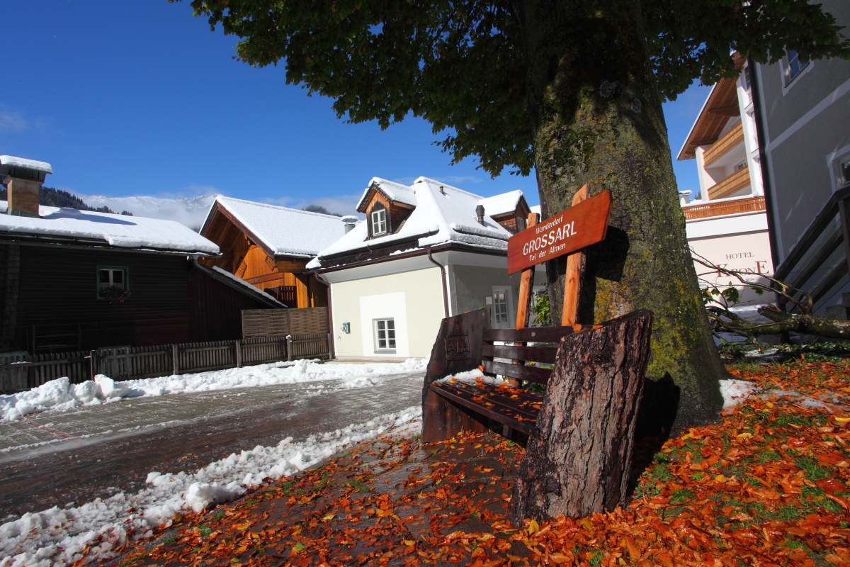 Schneefrei geblieben - wirkt bei Sonnenschein gleich wieder einladender