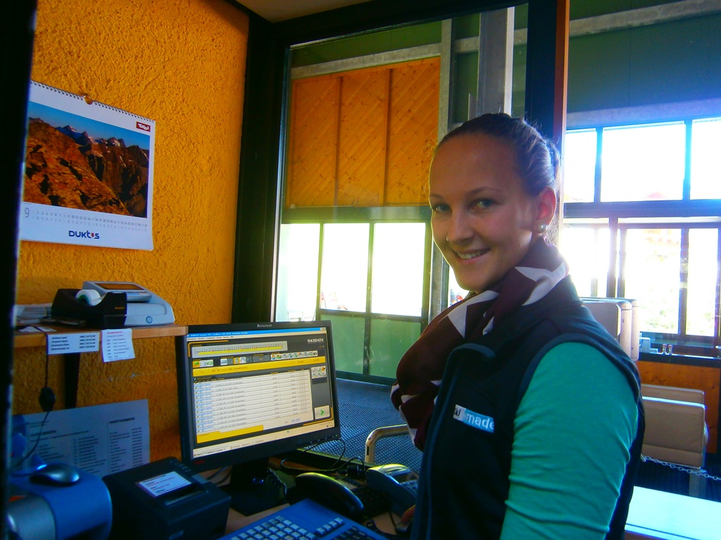 Dienst an der Sommerkassa der Panoramabahn Großarltal