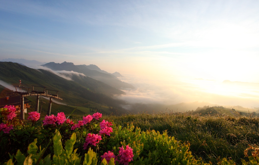 Morgenstimmung am Kreuzkogel