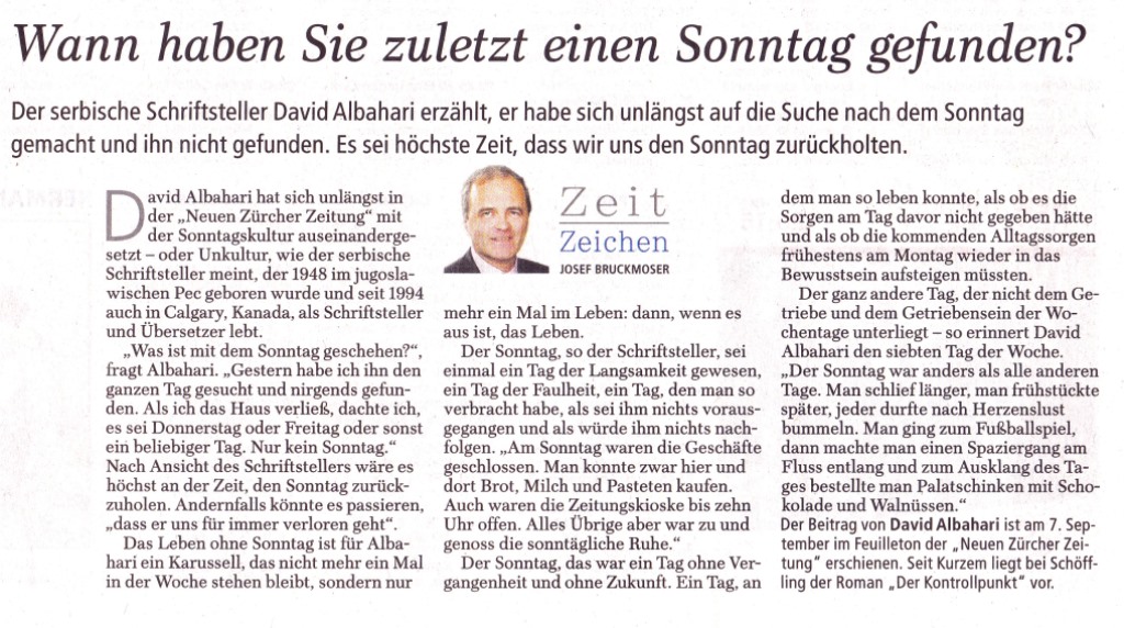 SN-Artikel vom 24. 09. 2013
