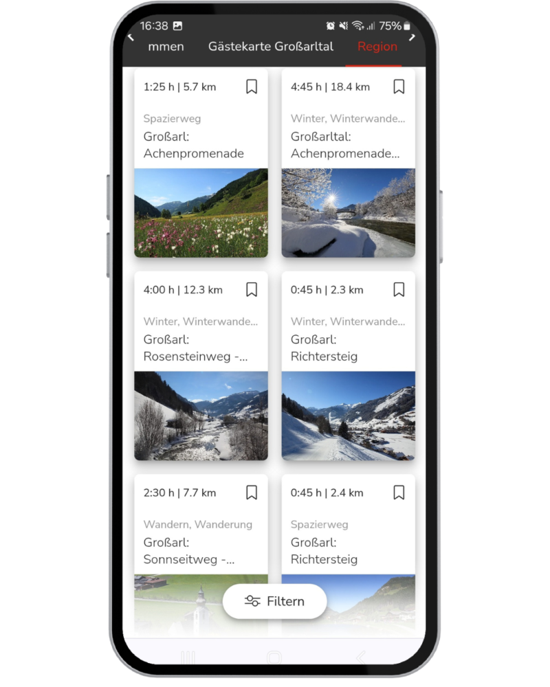 Großarltal Guide Touren Gästekarte