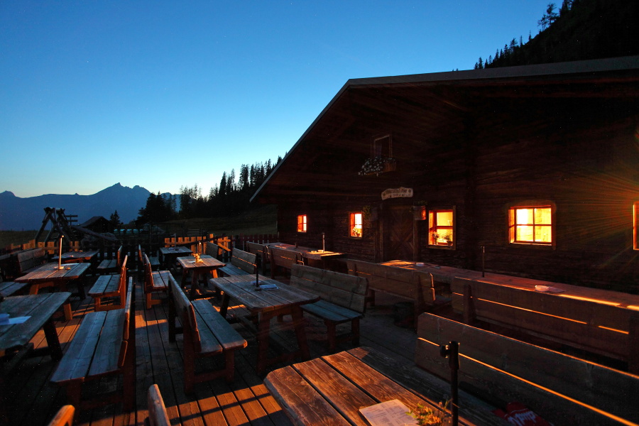 Abendstund an der Unterwandalm