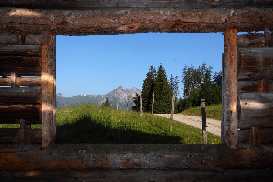 Blick zur Höllwand
