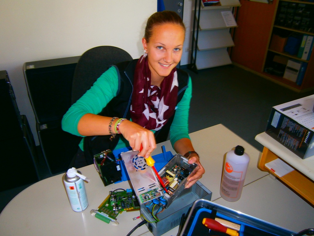 Wartung von Elektronikkomponenten
