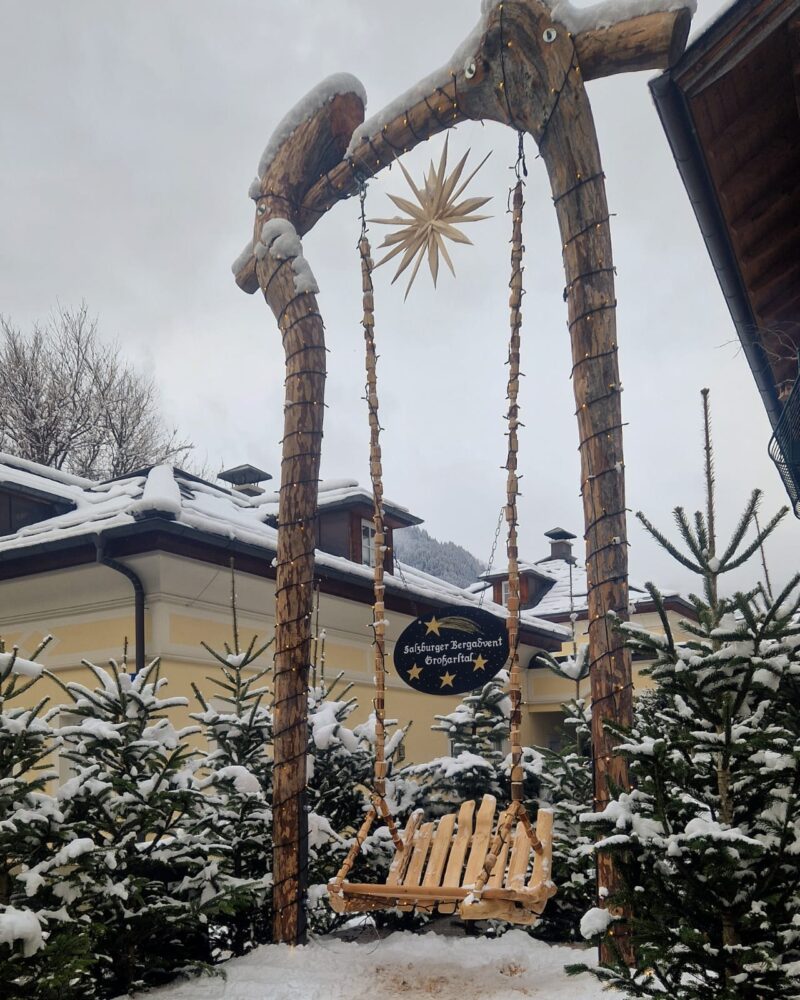 Riesenschaukel am Salzburger Bergadvent im Großarltal