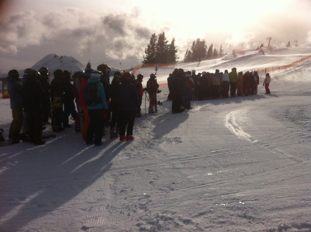 Diszipliniert in der Warteschleife