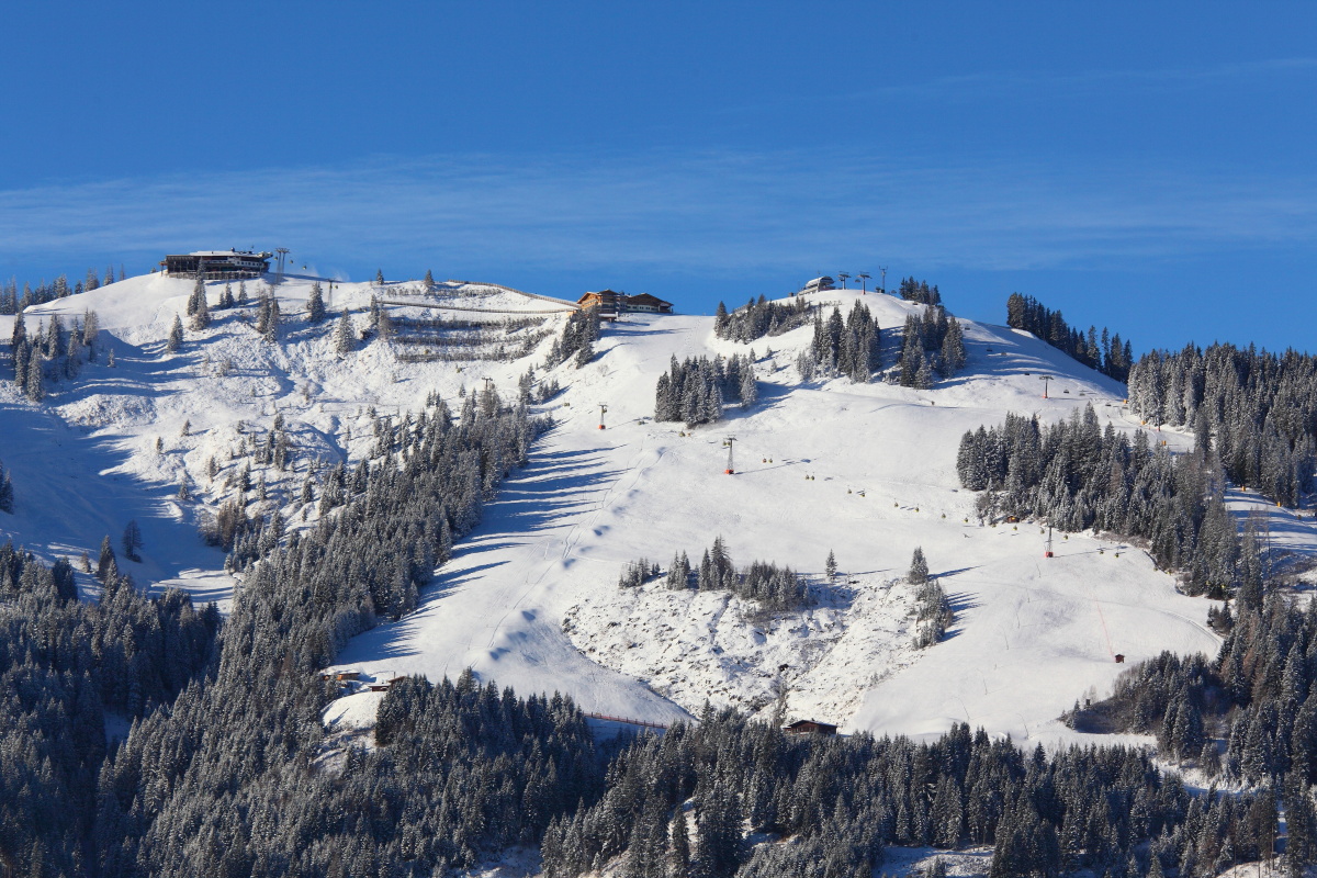 Blick ins Skigebiet, 28. Nov. 2015