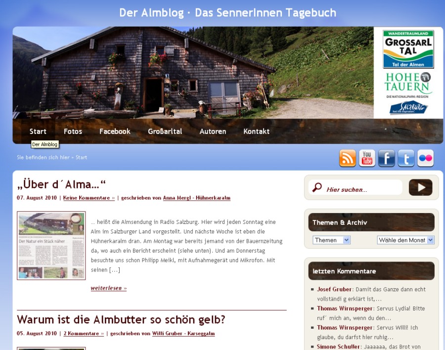 Neuigkeiten von unseren Almleuten