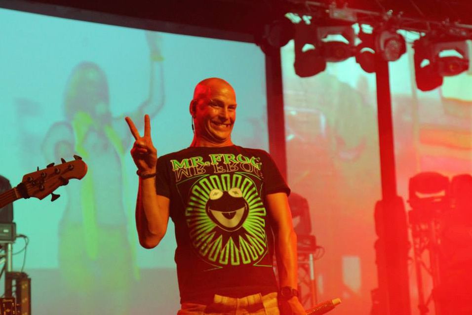 Partyband Frontal feierte mit uns eine tolle Party