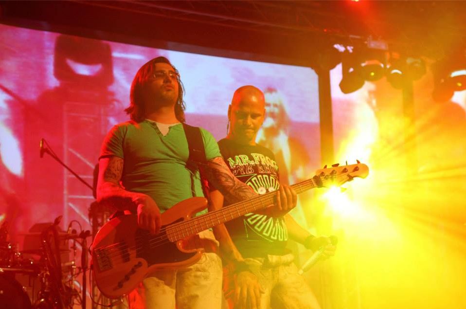 Partyband Frontal feierte mit uns eine tolle Party