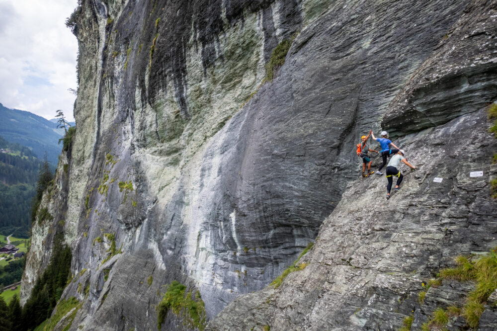 Klettersteig Schnuppern Berg Gesund