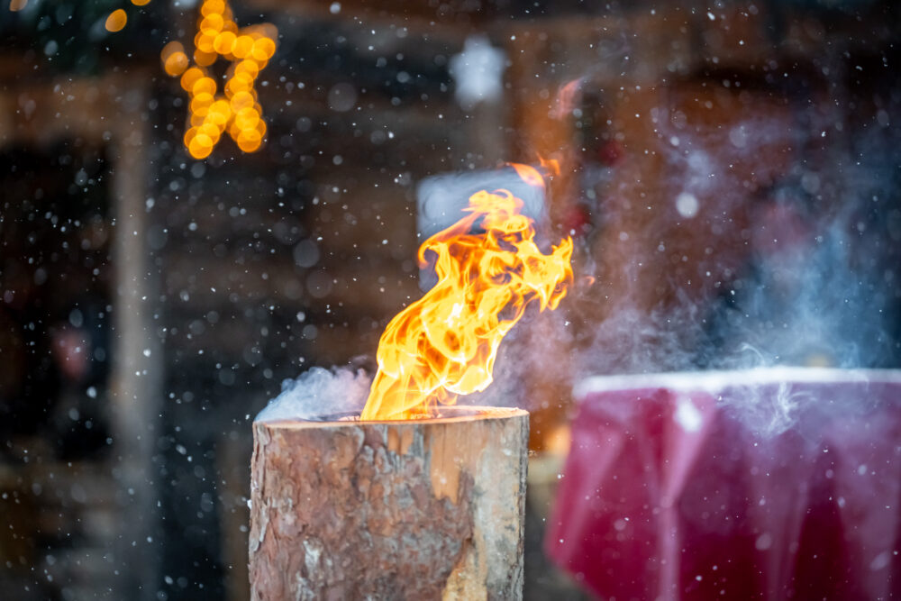 Feuer am Salzburger Bergadvent