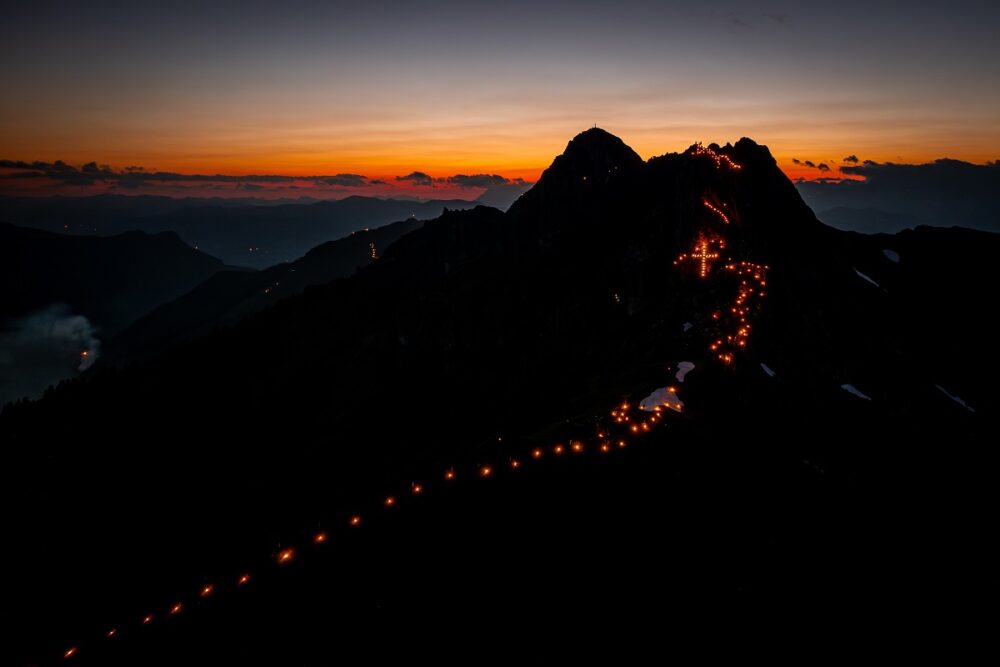 Sonnwendfeuer Arlspitze