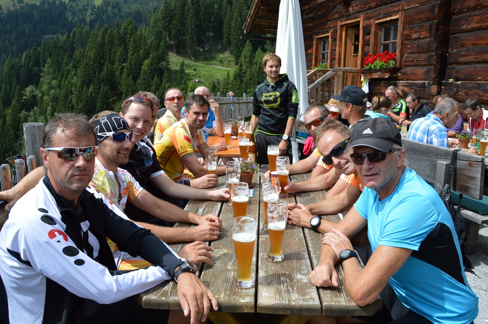 Team Bergzeit auf der Mooslehenalm