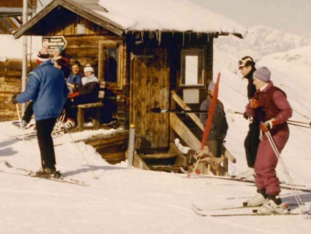 Das war einmal - Bergstation Schlepplift Kreuzkogel Anfang 1980
