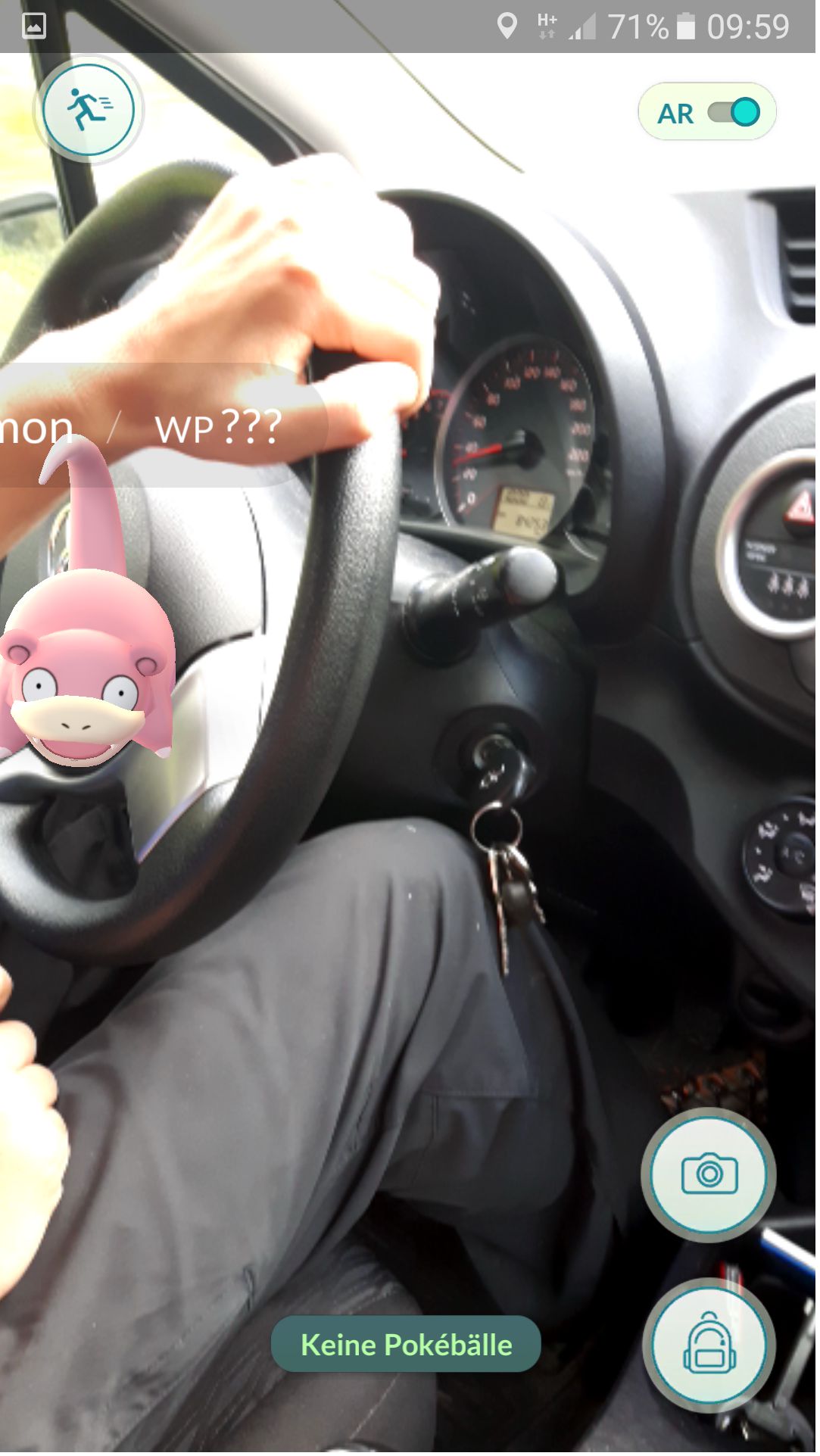 Und der Slowpoke fuhr auch ein Stück mit uns