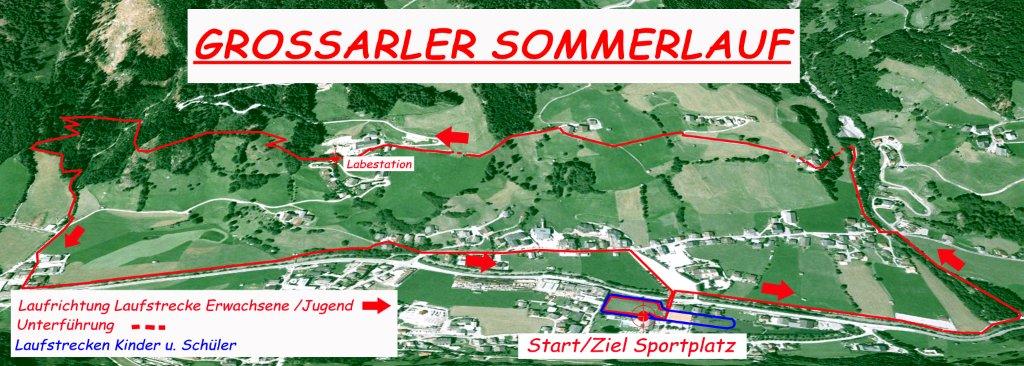 Routenverlauf Sommerlauf