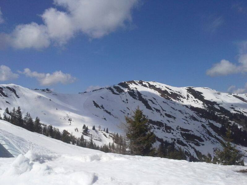 Sonnenskilauf vom Allerfeinsten im Großarltal - das Bild wurde am 07.04.2014 aufgenommen