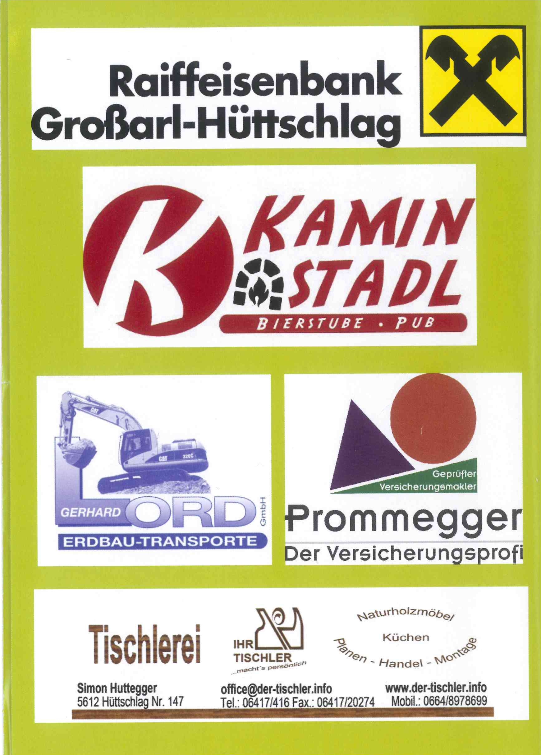 Sponsoren Theater Hüttschlag