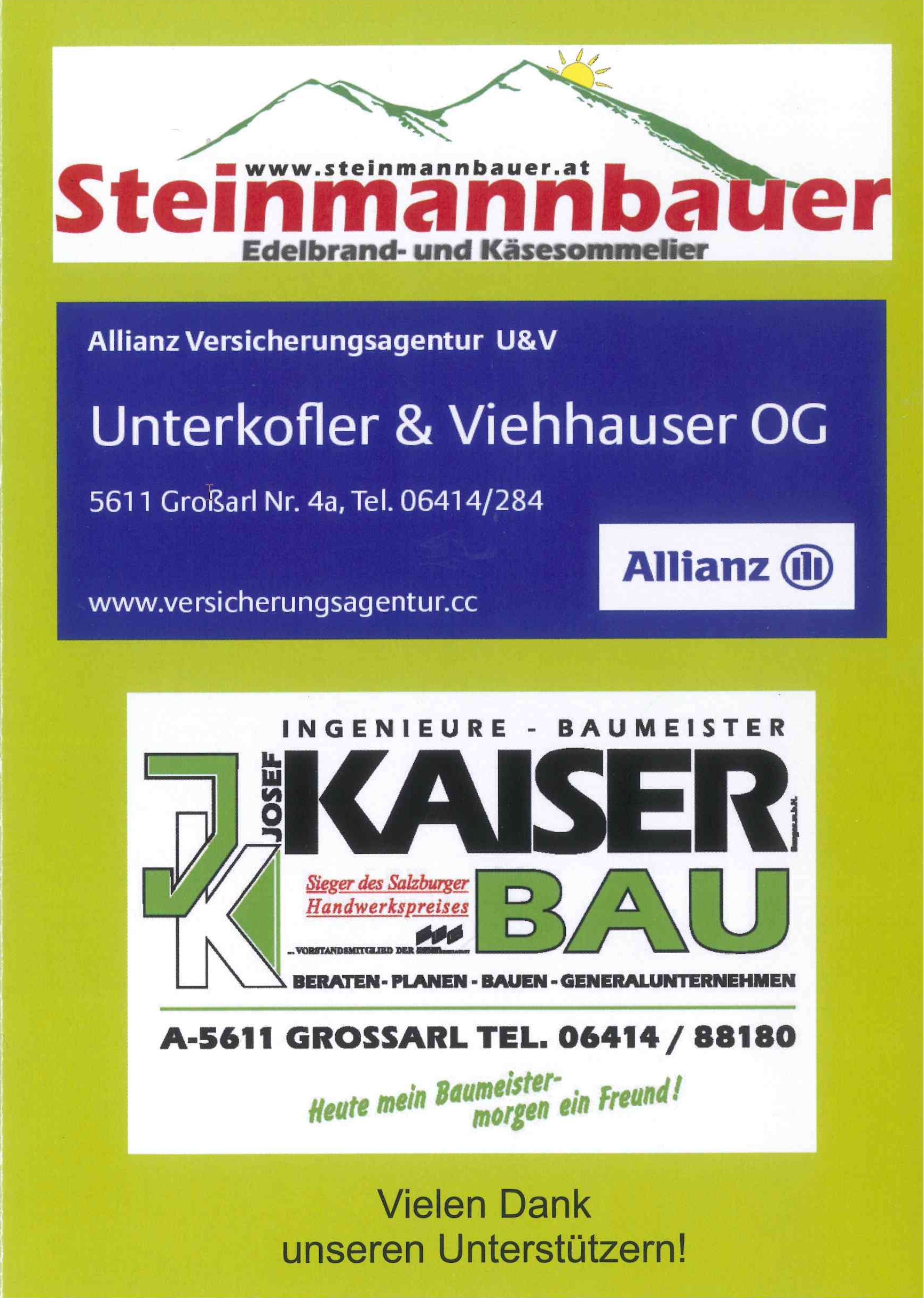 Sponsoren Theater Hüttschlag